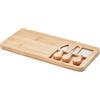 GLENAVY Set Formaggi in Bambù FSC® con Coltelli e Forchetta Personalizzate o neutre