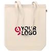 RASSA+ Shopper in Cotone Bio 38x42cm, Manici Lunghi, Certificata Personalizzate o neutre