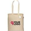 Shopper cotone organico 190g/m2 38x42cm lunga manici Personalizzate o neutre