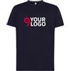 JHK T-shirt uomo cotone 100% slim fit girocollo Personalizzate o neutre