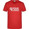 James & Nicholson T-Shirt Uomo Slim Fit Scollo V 100% Cotone Personalizzate o neutre