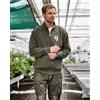 James & Nicholson Felpa da lavoro con zip SOLID uomo, cotone/poliestere Personalizzate o neutre