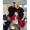 James & Nicholson Polo da lavoro donna , cotone bio, inserti a contrasto Personalizzate o neutre