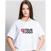 Vesti Maglia Donna Over Cotone | 100% Ring Spun, Regular Fit Personalizzate o neutre