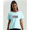 Awdis Just Ts T-shirt sportiva donna schiena aperta traspirante 100% poliestere Personalizzate o neutre
