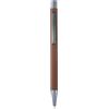 Penna a sfera Emmett in alluminio con gomma, refill blu, 16g Personalizzate o neutre