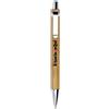 Penna a sfera bamboo Colorado 14 cm refill blu metallo elegante Personalizzate o neutre