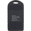 Aurora Power Bank Solare 4000mAh, ABS Gommato Dual USB Personalizzate o neutre