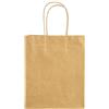 Shopper carta riciclata 100gr manici ritorti 18x21,5x8cm EcoBag Personalizzate o neutre