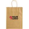 Shopper carta riciclata 100g manici ritorti 22x29x10cm Ecopack Personalizzate o neutre