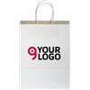 Shopper carta 100gr, soffietto e manici ritorti 22x29x10 | Personalizzate o neutre