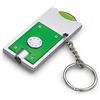 Portachiavi LED ABS 7x3cm | Luce e Gettone Personalizzate o neutre