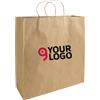 Handle bags Shopper in carta riciclata con soffietto e manici ritorti Personalizzate o neutre