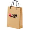 Handle bags Sacchetto in carta naturale riciclata Personalizzate o neutre
