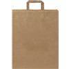 Sacchetto Kraft Avana Grande Manici Piatta - EcoBag GreenBox Personalizzate o neutre