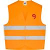 Black Spider Gilet Alta Visibilità Blink, 100% poliestere EN ISO 20471 Personalizzate o neutre