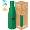 Steel Mat Bottle 500 Flat Personalizzate o neutre