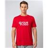 Sprintex T-shirt Unisex Bianca Maniche Corte Set-In Cotone Bio Personalizzate o neutre