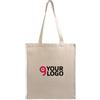 Handle bags Borsa shopper cotone riciclato pratica con ampia capacità Personalizzate o neutre