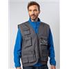 Black Spider Gilet multitasche unisex collo a V Personalizzate o neutre