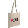 Shopper Cotone 220g Zip Manici Lunghi 38x42cm Colorata Personalizzate o neutre