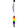 Silicon Penna a sfera arcobaleno con touch screen Personalizzate o neutre