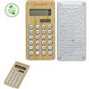 Promosolution Calcolatrice in bamboo Personalizzate o neutre
