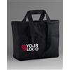 Westford Mill CutAway Tote Bag Cotone, doppia maniglia, tasca cargo Personalizzate o neutre