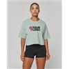 PROACT® Felpa crop girocollo a maniche corte donna Personalizzate o neutre