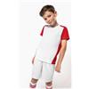 PROACT® T-shirt bambini sportiva bicolore ecosostenibile Personalizzate o neutre