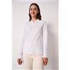 iDeal Basic Brand Polo piqué maniche lunghe donna Personalizzate o neutre