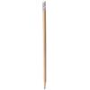 Matita HB in legno naturale 19cm con gommino colorato Personalizzate o neutre