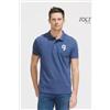 Sol's Polo Perfect Men cotone 100% , maniche corte, 2 bottoni Personalizzate o neutre