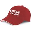 Cappellino 6 pannelli in 100% cotone pesante pettinato Personalizzate o neutre