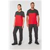 WK. Designed To Work T-shirt unisex bicolore ecosostenibile maniche corte Personalizzate o neutre