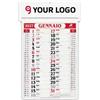 Calendario Olandese Passafoglio 12 mesi carta naturale 70gr Personalizzate o neutre