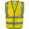 Yoko Gilet ad alta visibilità con bottoni Personalizzate o neutre