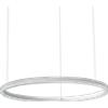 Ideal Lux MIRACLE SOSPENSIONE CON DECORO EFFETTO CRISTALLO BIANCO LED 3000K 45W 6200 lm D.80CM