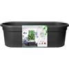 Elho Green Basics Veggie Wall 80 - Fioriera per Esterno coltura E Raccolta - Ø 77.5 x H 26.0 cm - Nero/Living Black