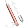 HOODANCOS Set e Punte Intercambiabili in Plastica di Penne Ergonomiche con Strass Luce LED con Strass Lente d'Ingrandimento Color Oro per Pittura per Quadri Fai-da-Te