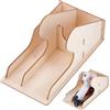 NBEADS Mini Supporto per Pistola per Colla A Caldo, Supporto per Pistola per Colla A Caldo in MDF con Organizer per Stick di Colla per Riporre Oggetti Artigianali e Progetti Fai da Te, 19.5x10x10.5cm