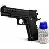 USTASS Pistola a sfera da 22 cm per bambini con biberon 400 sfere - Gioco di tiro