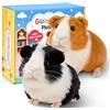 SHINELINE 2 Pezzi Carino Peluche di Porcellino d'India - Peluche Realistico di Porcellino d'India, Morbido Peluche Bambola Giocattolo Decorazione per Festa di Inizio Scuola Regalo di Compleanno
