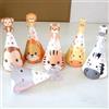Besttoolifes Foresta Animale Tema Party Forniture 6Pcs Bambini Safari Compleanno Cappelli Con Fascia Elastica Per Festa A Tema Giungla