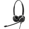 EPOS Sennheiser SC 660 USB ML Stereofonico Padiglione auricolare Nero, Argento
