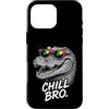 Gamer Coole Sprüche Lustiges Fun Shirt C Custodia per iPhone 16 Pro Max Chill Bro Cooler Capybara Occhiali da Sole Scritta Divertente Gamer