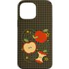Applecore Whimsy Twee y2k Apple Graphic Custodia per iPhone 13 Pro Max Apple y2k Kawaii Cute Vintage 90s Retro Brown Grunge Teen