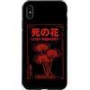 Red Spider Lily Flower Manga Aesthetic A Custodia per iPhone XS Max Giapponese Ragno Giglio Anime Merch Gotico Grunge Fiore Otaku