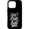 Gamer Coole Sprüche Lustiges Fun Shirt C Custodia per iPhone 16 Pro Chill Bro Cooler Tapir Occhiali da Sole Scritta Divertente Gamer