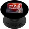 Golden Retriever Puppy Lover PS Il mio cane è il mio Valentine Golden Retriever Street Graffiti PopSockets PopGrip Adesivo